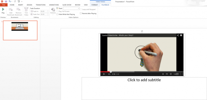VideoScribe In Powerpoint