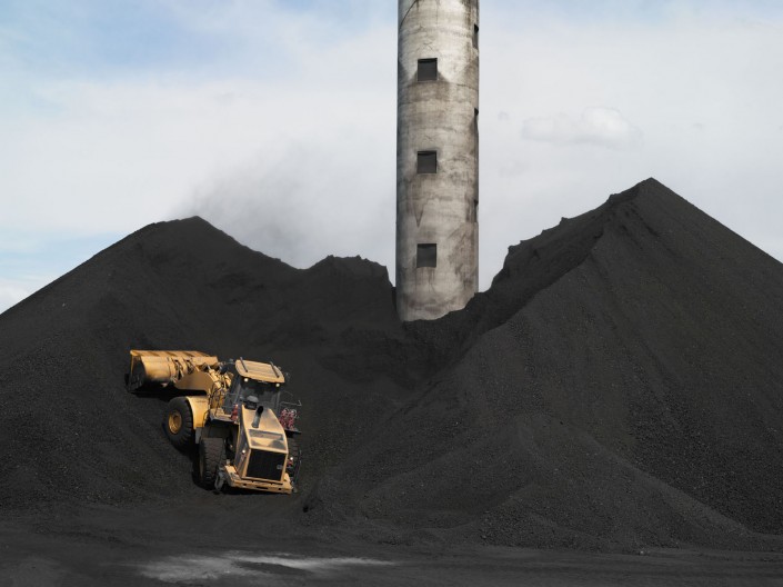 Coal Storage, TS Power Plant, Newmont Mining Corporation, Dunphy, Nevada 2012