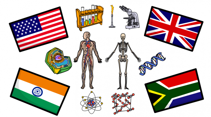 Science and Flag images